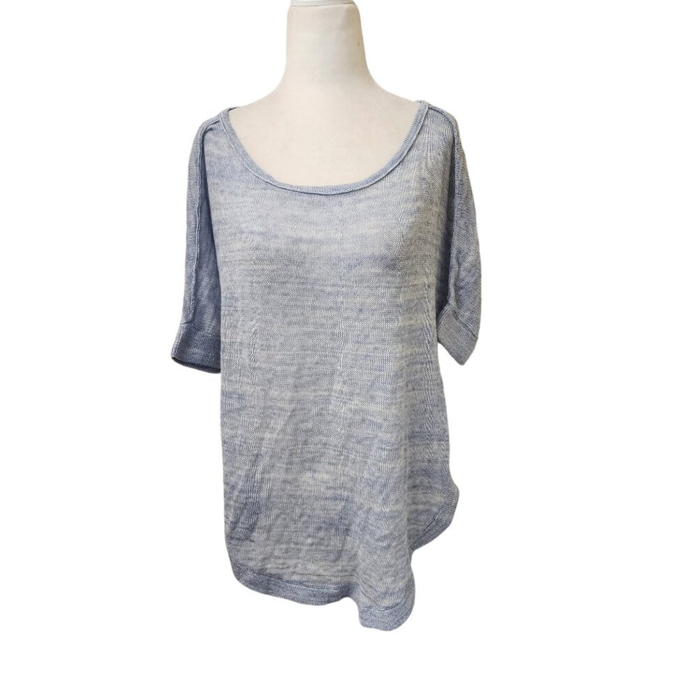 Victoria's Secret Blue Delicate Knit Poncho Sweater Top Women's Small